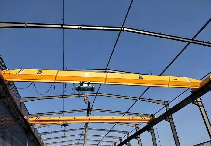 Low Cost 2 Ton Single Girder Crane for Uganda Warehouse A3 Class