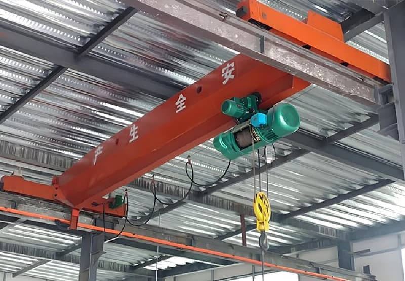 Low Cost 2 Ton Single Girder Crane for Uganda Warehouse A3 Class