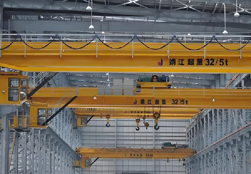25 Ton Double Girder EOT Crane with Cabin Angola Warehouse
