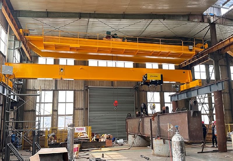 12 Ton Single Girder Crane with Wire Rope Hoist Ethiopia Cost