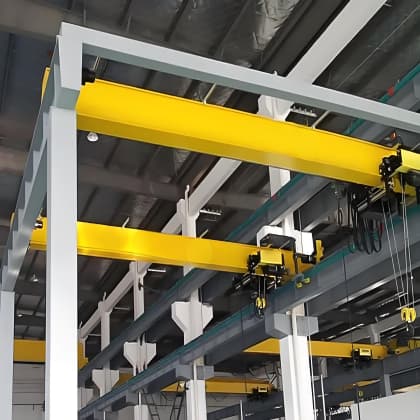 8 Ton Single Girder Overhead Crane for Tanzania Factory for Sale