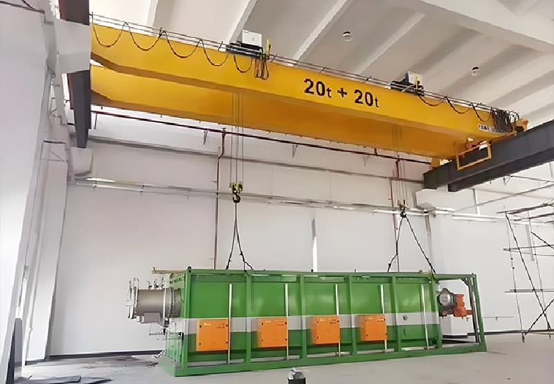 30 Ton Double Girder Crane Price for Tanzania Shipyard Cabin Control