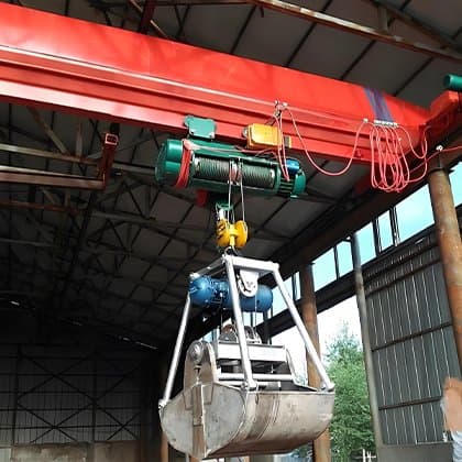 18-26m Height Range Grab Crane for Zambia Copper Mine Sale