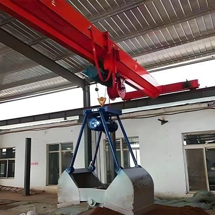 18-26m Height Range Grab Crane for Zambia Copper Mine Sale