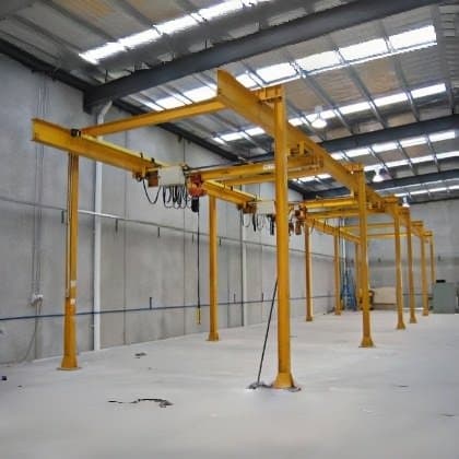 3 Ton Free Standing Crane Cost Egypt 25m Span with Remote Control