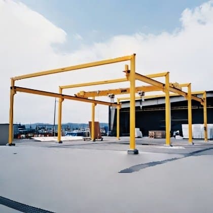 2.5 Ton Free Standing Bridge Crane Tanzania Portable Install Sale