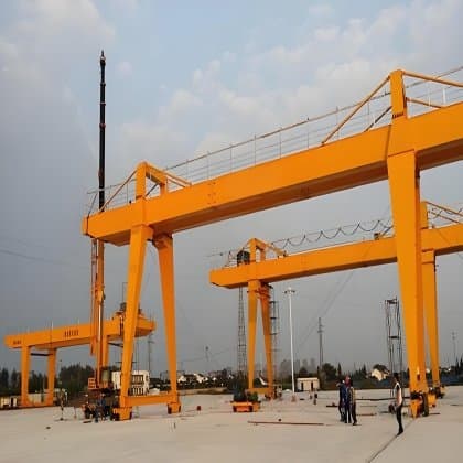 5 Ton Double Girder Gantry Crane for Sale Tanzania Assembly Line