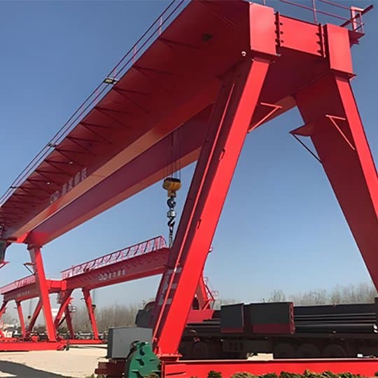 5 Ton Double Girder Gantry Crane for Sale Tanzania Assembly Line