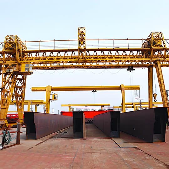 75 Ton Truss Gantry Crane for Sale in Ghana Industrial Complex