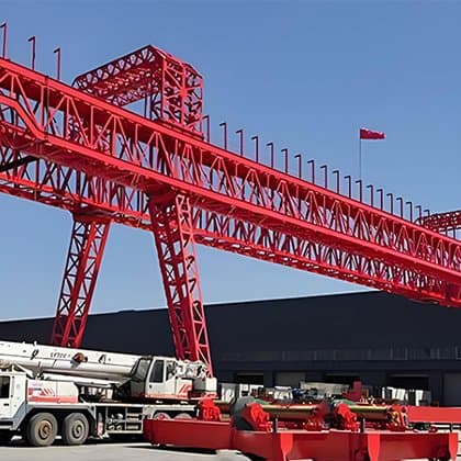 25m Span Truss Gantry Crane Price for Angola Shipbuilding