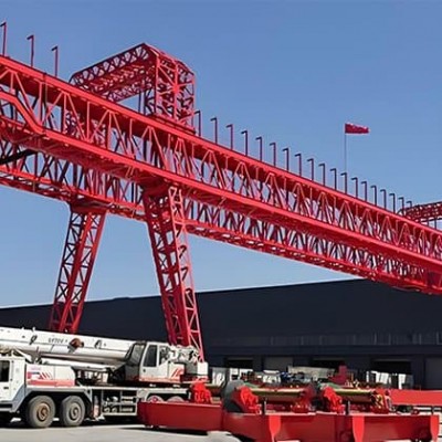 25m Span Truss Gantry Crane Price for Angola Shipbuilding