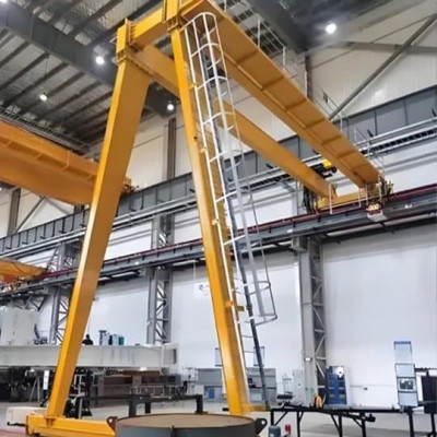 1 Ton Low Cost Semi Gantry Crane for Kenya Auto Repair Shop