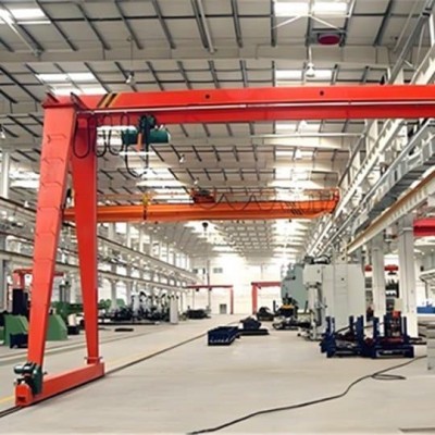 25 Ton Semi Gantry Crane for Sale Tanzania Portside Storage