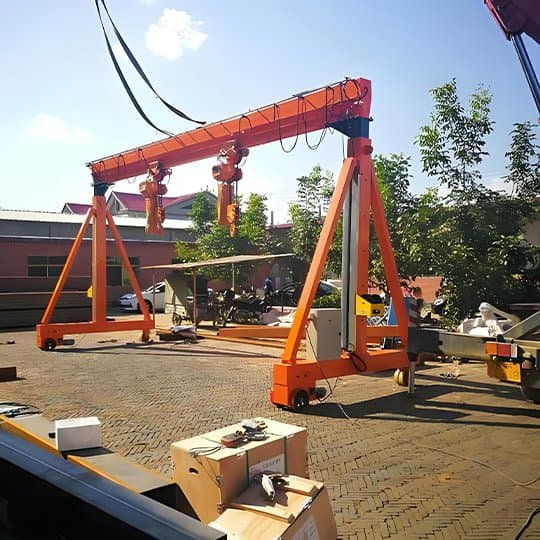 1 Ton Portable Gantry Crane Price for Nigeria Auto Repair Shop
