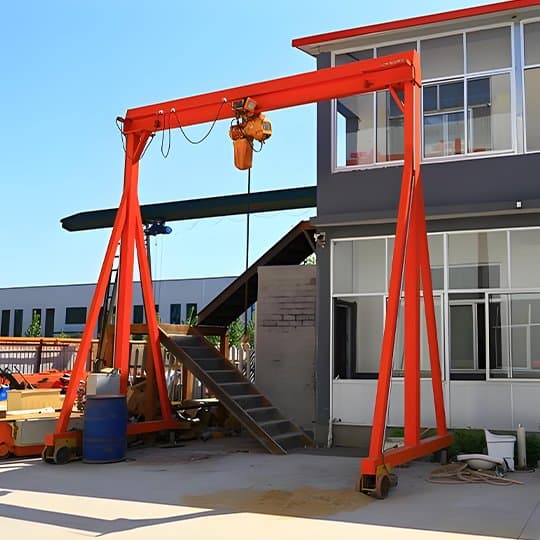 2 Ton Aluminum Portable Gantry Crane Cost for Kenya Workshop
