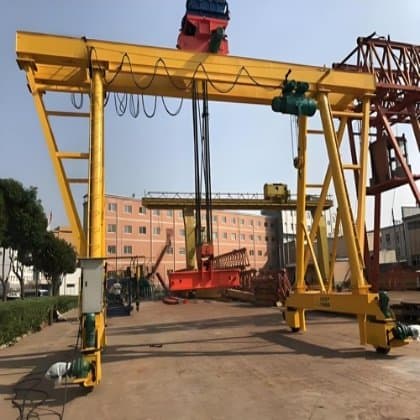 Low cost 3 ton mobile gantry crane ideal for Kenya workshops