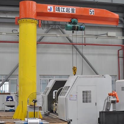 360 Degree Electric JIB Crane for French Warehouse Operations