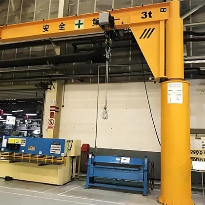 Custom 300 Degree Rotation JIB Crane for Swiss Workshops
