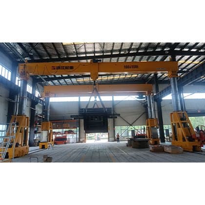 Heavy Duty 500 Ton Hydraulic Gantry Crane for German Bridge Projects