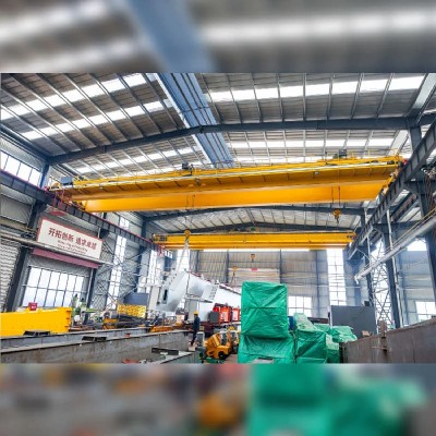 Custom Color 10 Ton Double Girder Crane by Yuantai for Argentina