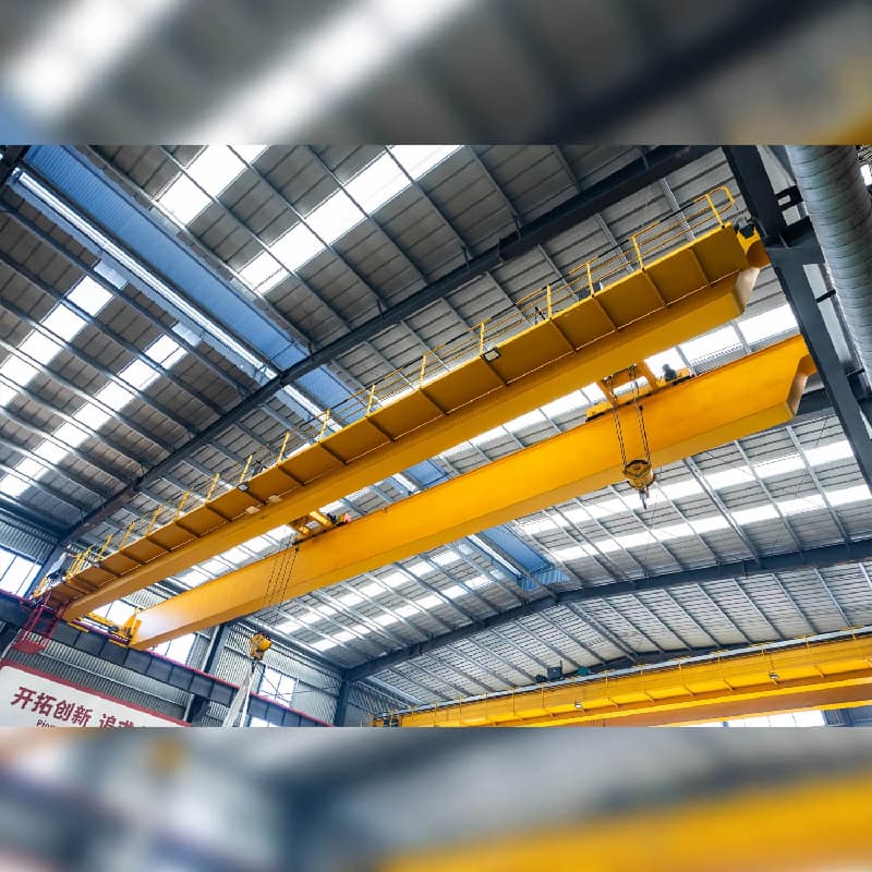 Custom Color 10 Ton Double Girder Crane by Yuantai for Argentina