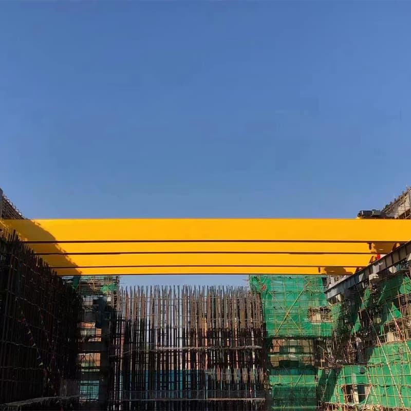 Yuantai 25 Ton Double Girder Crane for Uruguayan Steel Fabrication