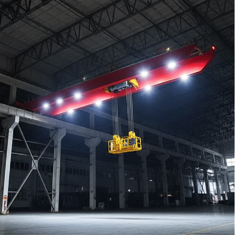 Yuantai 25 Ton Double Girder Crane for Uruguayan Steel Fabrication