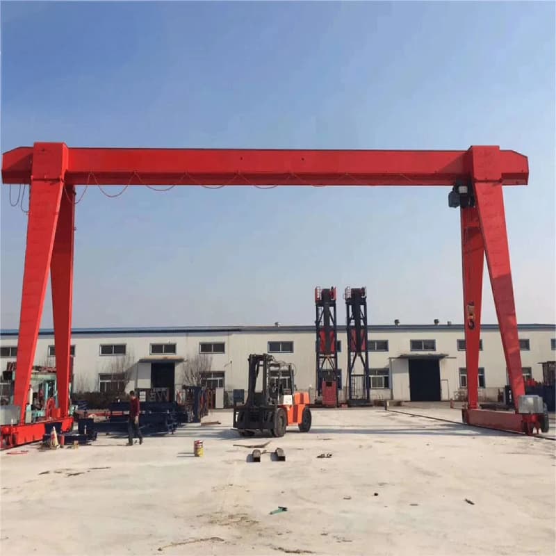 Yuantai 15m Span Single Girder Gantry Crane for Colombia Yard