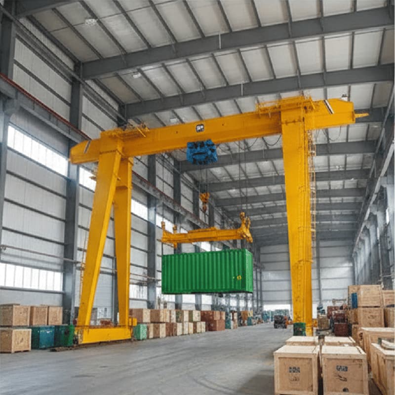 Yuantai 8m Span Single Girder Gantry Crane for Venezuela Workshop
