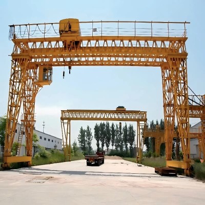 Yuantai 30 Ton Mobile Double Girder Gantry Crane for Argentina