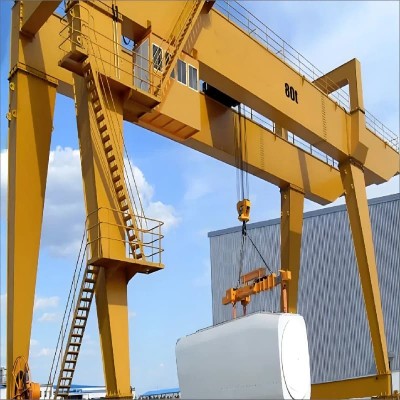 Yuantai 25m Span Double Girder Gantry Crane for Peru Logistics Hub
