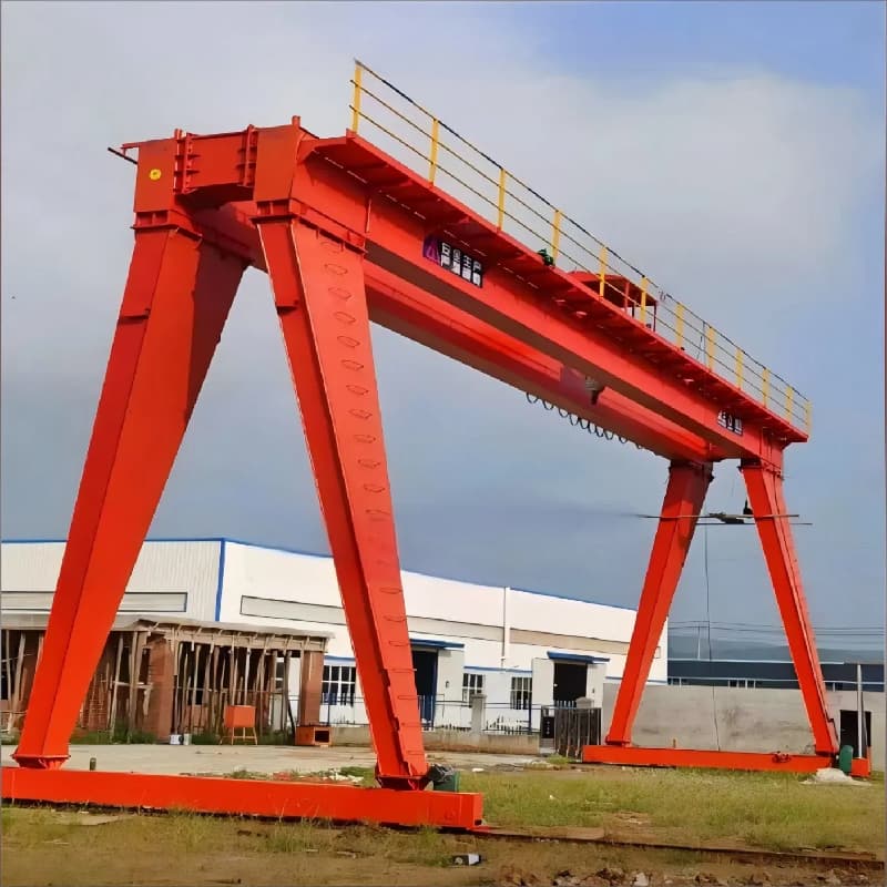 Yuantai 35m Span Double Girder Gantry Crane for Brazil Shipyard