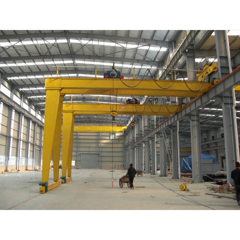 Yuantai 18m Span Semi Portal Crane for Venezuela Timber Mill