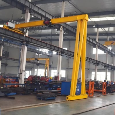 Yuantai 8 Ton Dual Voltage Semi Portal Crane for Argentina Garage