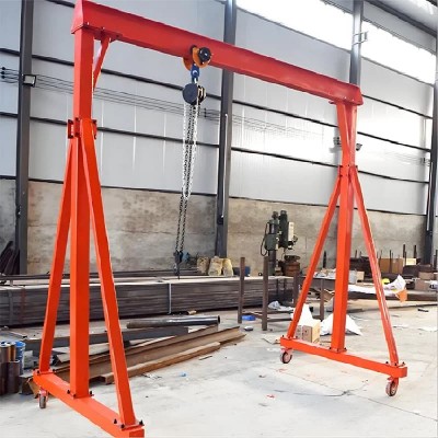Yuantai 4 Ton Removable Control Mobile Crane for Argentina Garage