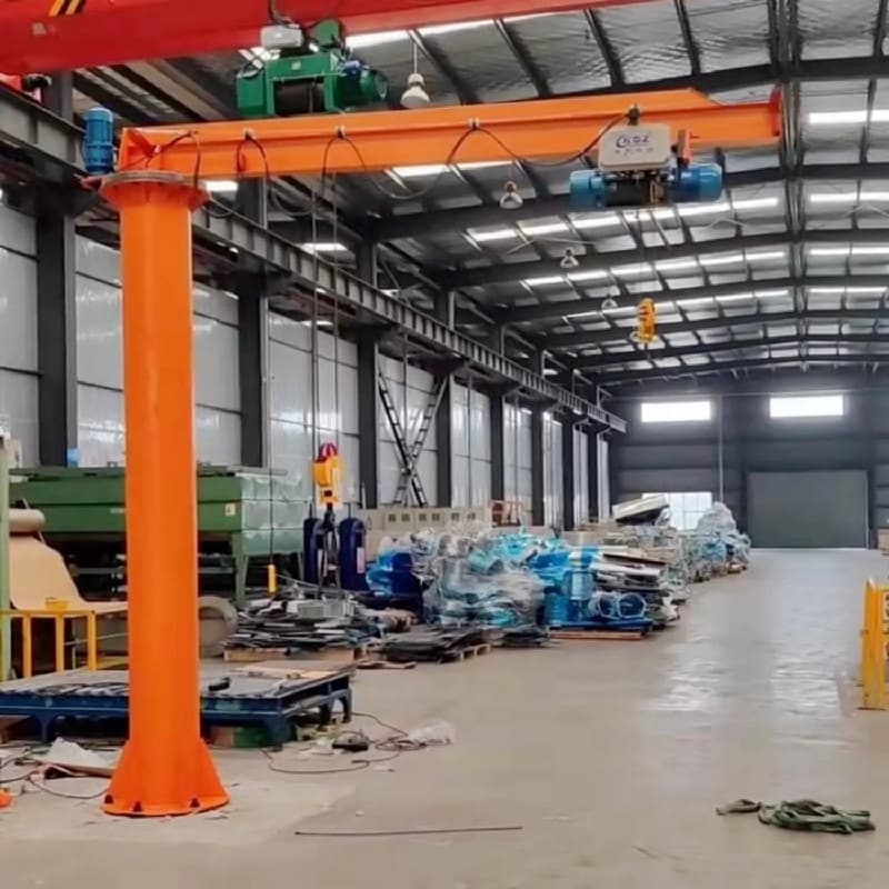 Yuantai 3 Ton Fixed Column Crane for Venezuela Manufacturing Line