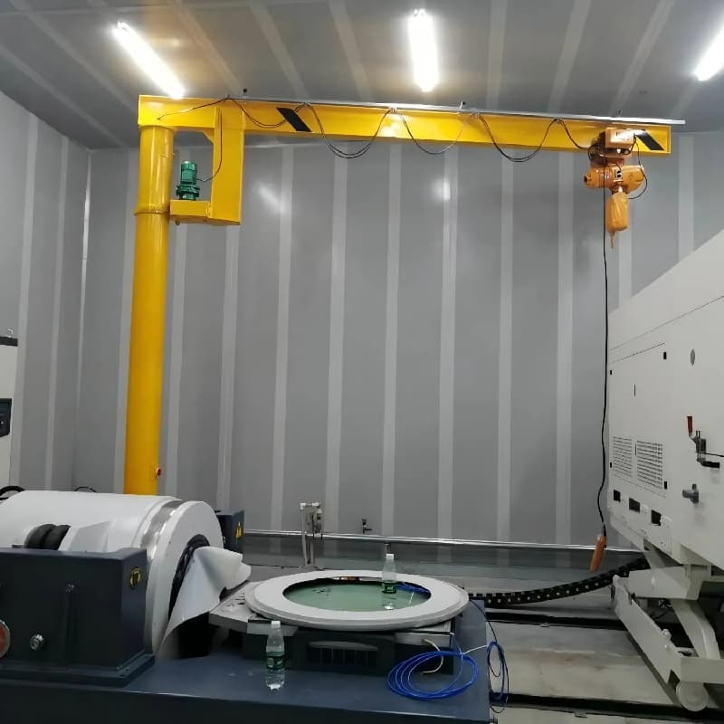 Yuantai 3m Span Fixed Jib Crane for Ecuador Compact Workshop