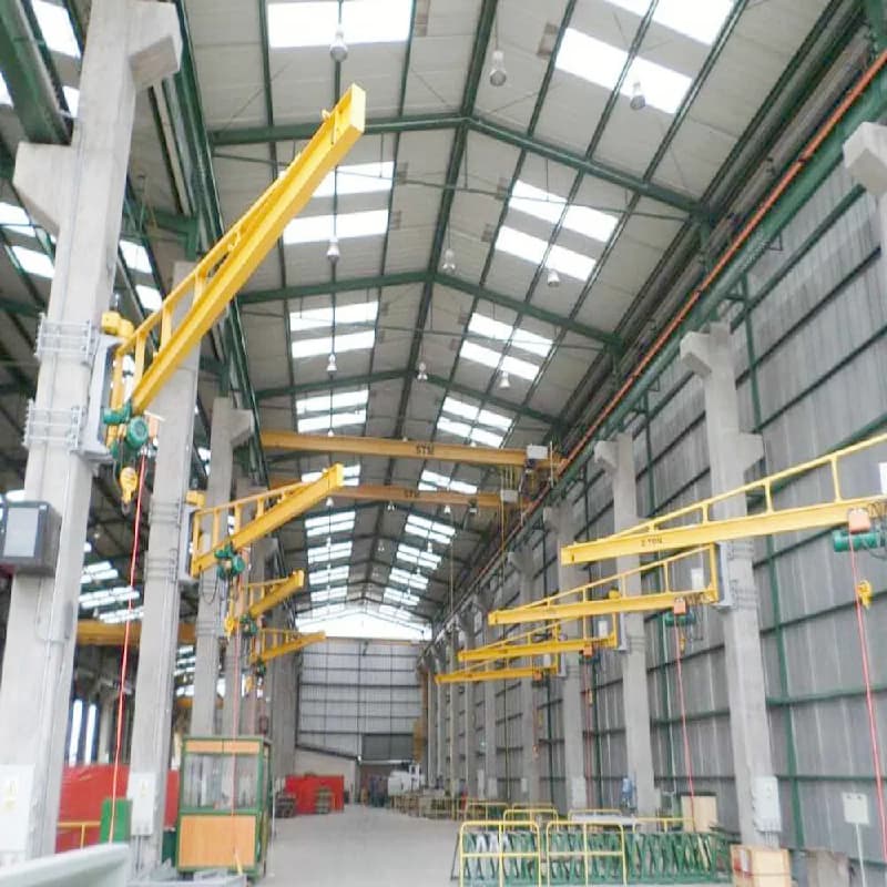 Yuantai 3 Ton Wall Jib Crane for Ecuador Automotive Repair