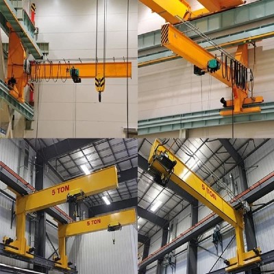 Yuantai 2m Span Compact Wall Jib Crane for Paraguay Small Shop