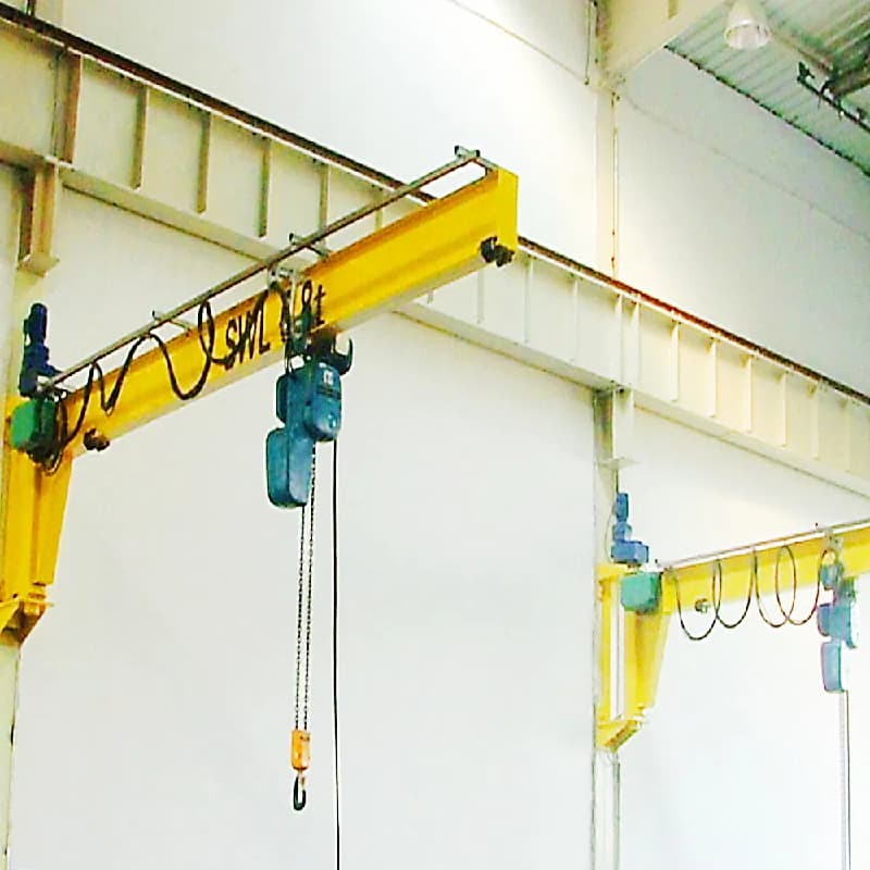 Yuantai 3 Ton Wall Jib Crane for Ecuador Automotive Repair