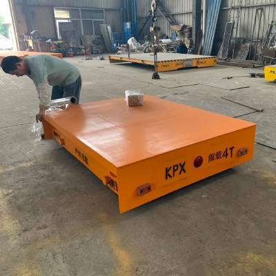 Yuantai 50 Ton Battery Electric Transfer Cart for Brazil Steel Mill