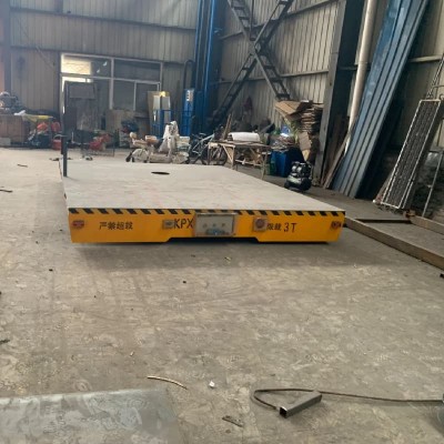 Yuantai 10 Ton Low Profile Transfer Cart for Chile Auto Plant