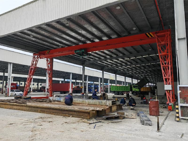 20 Ton Single Girder Crane for Singapore Logistics Hub