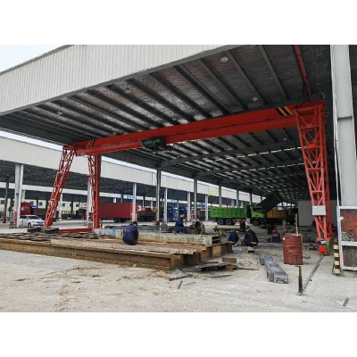 5 Ton Single Girder Gantry Crane for Vietnam Auto Parts Plant