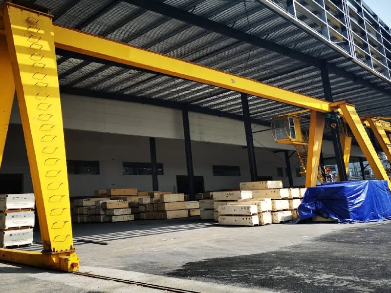 20 Ton Single Girder Crane for Singapore Logistics Hub