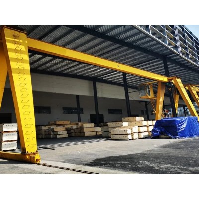 18m Span Outdoor Gantry for Malaysia Construction Material Yard