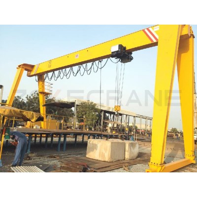 15 Ton Single Girder Gantry with 20m Span in Indonesia