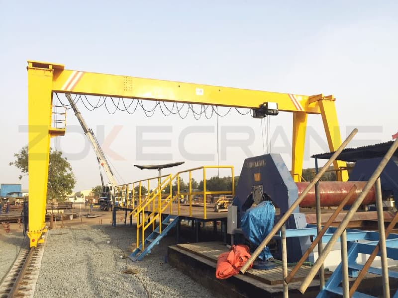 15 Ton Single Girder Gantry with 20m Span in Indonesia