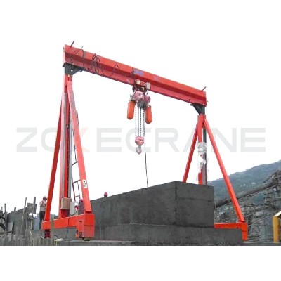 4 Ton Portable Gantry Crane for Myanmar Small Factory Use