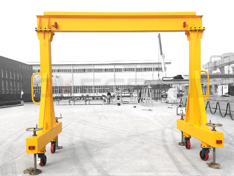 4 Ton Portable Gantry Crane for Myanmar Small Factory Use